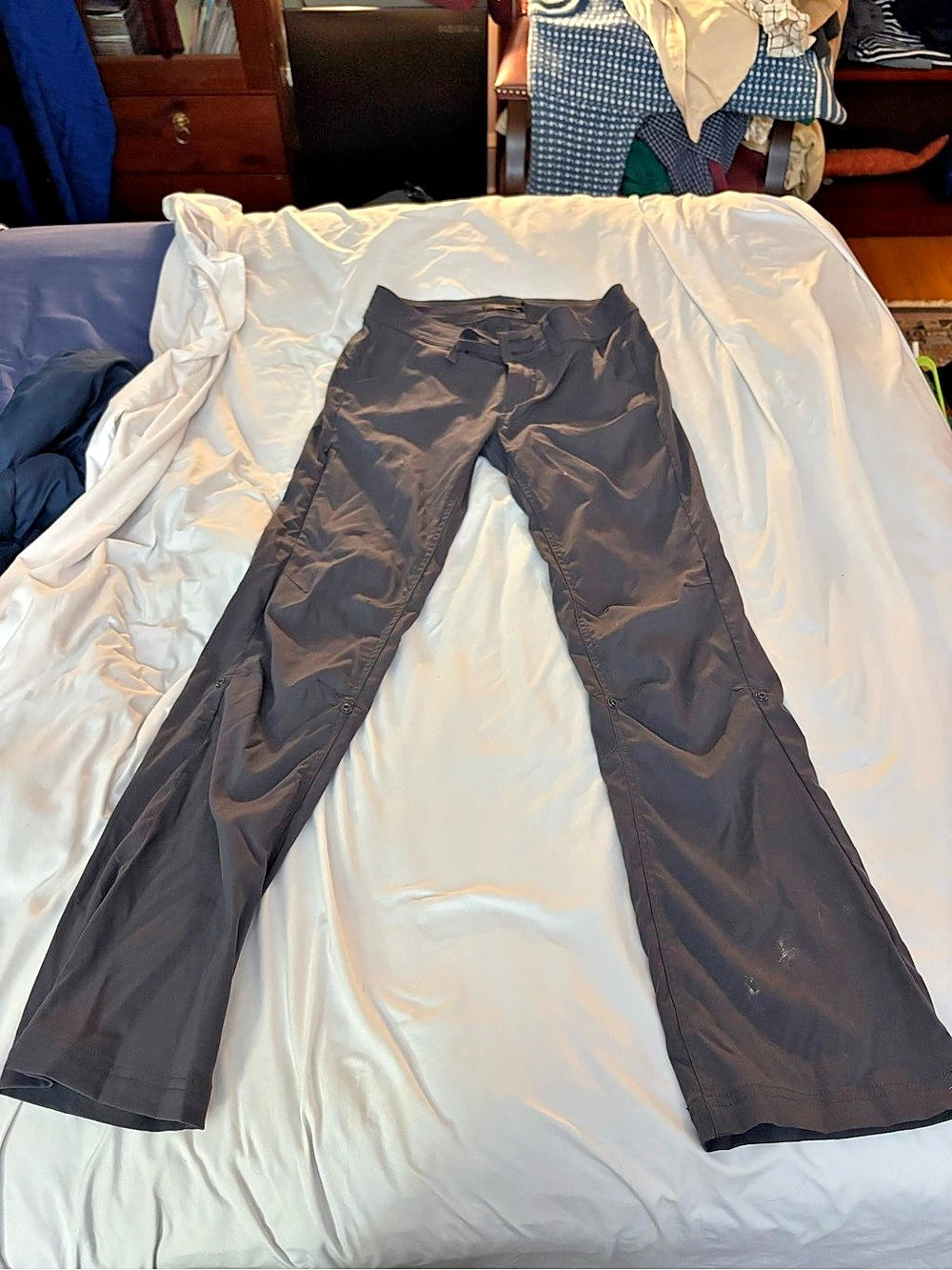 prAna Halle Pants Gray Trousers Size 2